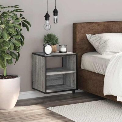 VIDAXL Armoire de lit - Gris - Table de chevet élégant murale sonoma gris 40x31x395 cm@FR5979313 Gris - Publicité VIDAXL Armoire de lit - Gris - Table de chevet élégant murale sonoma gris 40x31x395 cm@FR5979313 Gris - Publicité