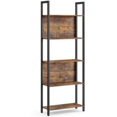 VASAGLE Meuble Étagère à 5 Niveaux Étagère de Rangement pour Cuisine 24 x 62 x 165 cm Style Industriel Marron Rustique et Noir Marron - Publicité VASAGLE Meuble Étagère à 5 Niveaux Étagère de Rangement pour Cuisine 24 x 62 x 165 cm Style Industriel Marron Rustique et Noir Marron - Publicité