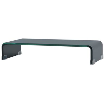 vidaXL Support TV/Moniteur en Verre Noir - Support TV/Moniteur - Publicité vidaXL Support TV/Moniteur en Verre Noir - Support TV/Moniteur - Publicité