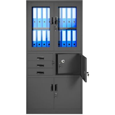 Jan Nowak Modèle FILIP - Armoire métallique polyvalente - 900x1850x400 - Publicité Jan Nowak Modèle FILIP - Armoire métallique polyvalente - 900x1850x400 - Publicité