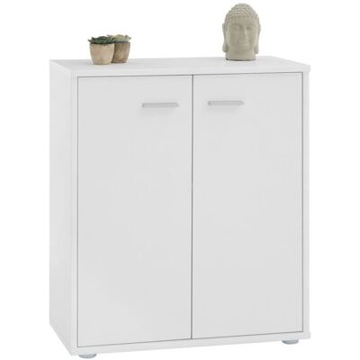 Idimex Buffet salle à manger FIRMIN L 60 cm blanc avec 2 portes bahut bas meuble de rangement style moderne Blanc - Publicité Idimex Buffet salle à manger FIRMIN L 60 cm blanc avec 2 portes bahut bas meuble de rangement style moderne Blanc - Publicité