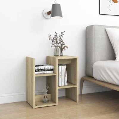 VIDAXL Armoire de lit - Brun - Table de chevet élégant chêne sonoma 50x30x515 cm - bois dingénierie@FR2283803 - Publicité VIDAXL Armoire de lit - Brun - Table de chevet élégant chêne sonoma 50x30x515 cm - bois dingénierie@FR2283803 - Publicité