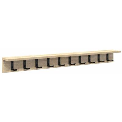 VIDAXL HSF®Porte-manteau mural - Étagère Rangement pour salon - Chêne sonoma 100 x 10.5 x 10.5 cm cpw7593712 Beige - Publicité VIDAXL HSF®Porte-manteau mural - Étagère Rangement pour salon - Chêne sonoma 100 x 10.5 x 10.5 cm cpw7593712 Beige - Publicité