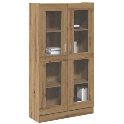 vidaXL Buffet haut chêne artisanal 825x305x150 cm bois dingénierie 3318719 Marron - Publicité vidaXL Buffet haut chêne artisanal 825x305x150 cm bois dingénierie 3318719 Marron - Publicité