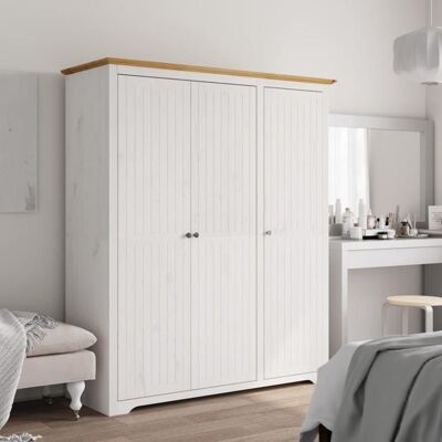 vidaXL Garde-robe Armoire à Vêtements Placard de Vêtements Meuble de Rangement Organisateur de Chambre Blanc Marron 355063 Blanc - Publicité vidaXL Garde-robe Armoire à Vêtements Placard de Vêtements Meuble de Rangement Organisateur de Chambre Blanc Marron 355063 Blanc - Publicité