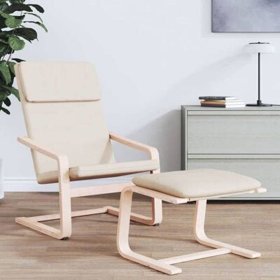 VIDAXL Promo printempsPetit fauteuil/chaise de salon - SOLOMON - Repose-pied Crème 51x41x40 cm Tissu - S3724482 - Publicité VIDAXL Promo printempsPetit fauteuil/chaise de salon - SOLOMON - Repose-pied Crème 51x41x40 cm Tissu - S3724482 - Publicité