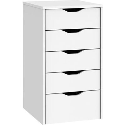 PEGANE Commode Meuble de rangement coloris blanc - Hauteur 71 x Longueur 40 x Profondeur 43 cm Blanc - Publicité PEGANE Commode Meuble de rangement coloris blanc - Hauteur 71 x Longueur 40 x Profondeur 43 cm Blanc - Publicité