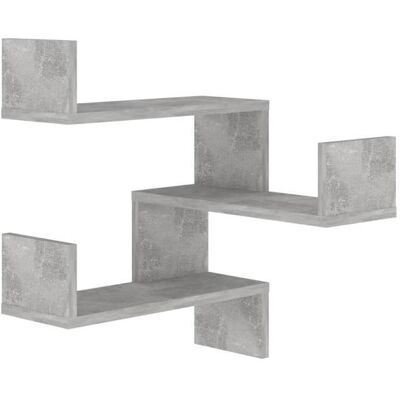 VIDAXL Maison Soldes(1 pièce)Étagère flottante - Montage Simplifié - Étagère murale - dangle Gris béton 40x40x50 cm Bois d’ingénierie 02 Gris - Publicité VIDAXL Maison Soldes(1 pièce)Étagère flottante - Montage Simplifié - Étagère murale - dangle Gris béton 40x40x50 cm Bois d’ingénierie 02 Gris - Publicité