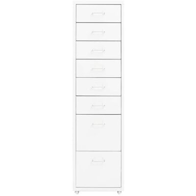 VIDAXL Classeur mobile - mango - Armoire de bureau - Blanc - 28x41x109 cm - Métal M694 Blanc - Publicité VIDAXL Classeur mobile - mango - Armoire de bureau - Blanc - 28x41x109 cm - Métal M694 Blanc - Publicité