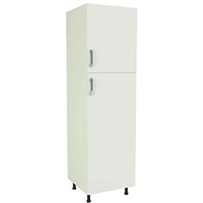 PEGANE Meuble colonne de cuisine 2 portes coloris blanc - Hauteur 200 x Longueur 60 x profondeur 58 cm Blanc - Publicité PEGANE Meuble colonne de cuisine 2 portes coloris blanc - Hauteur 200 x Longueur 60 x profondeur 58 cm Blanc - Publicité