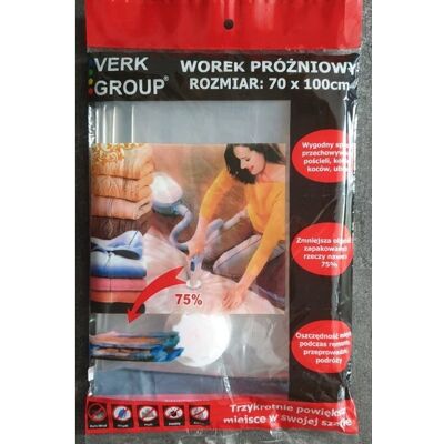 VERK GROUP housse sous vide housse 70 x 100 cm sac de rangement gain de place 75% - Publicité VERK GROUP housse sous vide housse 70 x 100 cm sac de rangement gain de place 75% - Publicité