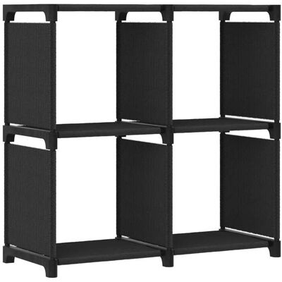 VIDAXL (Noir)Meuble de rangementSIGNOR Étagère daffichage 4 cubes Noir 69x30x725 cm Tissu 473569 Noir - Publicité VIDAXL (Noir)Meuble de rangementSIGNOR Étagère daffichage 4 cubes Noir 69x30x725 cm Tissu 473569 Noir - Publicité