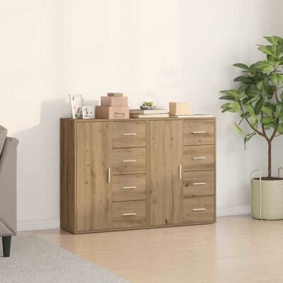 vidaXL - Chêne Artisan Buffet - Marron - 60x31x84 cm - Buffet - Publicité vidaXL - Chêne Artisan Buffet - Marron - 60x31x84 cm - Buffet - Publicité