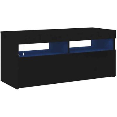 VIDAXL “Winter SaleTOP Armoire TV classique Noir - Meuble TV avec lumières LED noir 90x35x40cm PRO28831 Noir - Publicité VIDAXL “Winter SaleTOP Armoire TV classique Noir - Meuble TV avec lumières LED noir 90x35x40cm PRO28831 Noir - Publicité