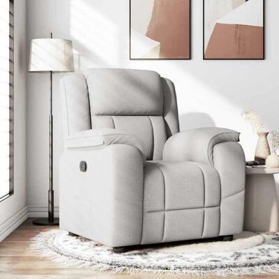 VIDAXL Printemps/été 2025 Fauteuil Relax SOLOMON Fauteuil inclinable gris nuage tissu - 96x99x102 cm LV5151 Gris - Publicité VIDAXL Printemps/été 2025 Fauteuil Relax SOLOMON Fauteuil inclinable gris nuage tissu - 96x99x102 cm LV5151 Gris - Publicité