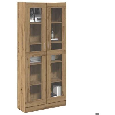 vidaXL Buffet haut chêne artisanal 825x305x185 cm bois dingénierie 3318721 Marron - Publicité vidaXL Buffet haut chêne artisanal 825x305x185 cm bois dingénierie 3318721 Marron - Publicité