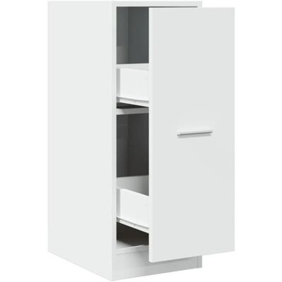 VIDAXL Cabinet de rangementSOLDES FévrierAVEC STOCKAGEPlacard en bois - Armoire dapothicaire - Etagères réglables - blanche 30x41x775c Blanc - Publicité VIDAXL Cabinet de rangementSOLDES FévrierAVEC STOCKAGEPlacard en bois - Armoire dapothicaire - Etagères réglables - blanche 30x41x775c Blanc - Publicité