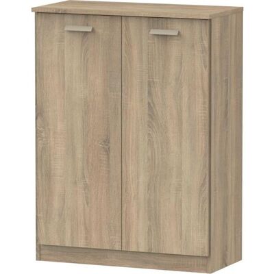 PEGANE Commode avec 2 portes coloris Cambrian - Hauteur 101 x Longueur 74 x Profondeur 36 cm Marron - Publicité PEGANE Commode avec 2 portes coloris Cambrian - Hauteur 101 x Longueur 74 x Profondeur 36 cm Marron - Publicité