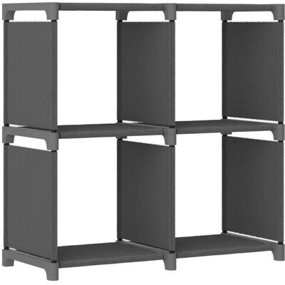 VIDAXL (Gris)Meuble de rangementSIGNOR Étagère daffichage 4 cubes Gris 69x30x725 cm Tissu 974949 Bleu - Publicité VIDAXL (Gris)Meuble de rangementSIGNOR Étagère daffichage 4 cubes Gris 69x30x725 cm Tissu 974949 Bleu - Publicité