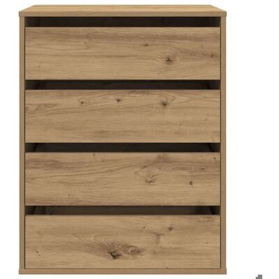 VIDAXL Moderne Commode dangle BURKE MEUBLE BAS chêne artisanal 60x41x76 cm bois dingénierie AA3215 Marron - Publicité VIDAXL Moderne Commode dangle BURKE MEUBLE BAS chêne artisanal 60x41x76 cm bois dingénierie AA3215 Marron - Publicité