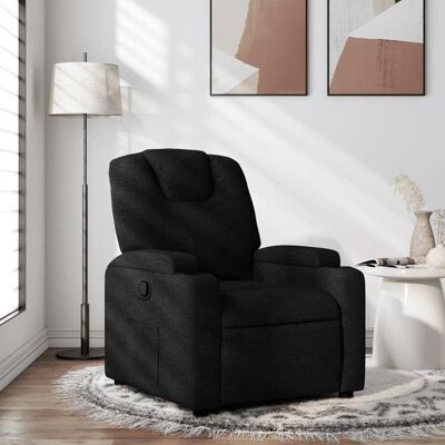 vidaXL Fauteuil Inclinable Chaise de Relaxation avec Dossier Siège avec Accoudoirs Rembourrés Salle de Séjour Moderne 372367 Noir - Publicité vidaXL Fauteuil Inclinable Chaise de Relaxation avec Dossier Siège avec Accoudoirs Rembourrés Salle de Séjour Moderne 372367 Noir - Publicité