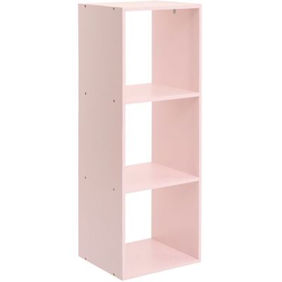 ATMOSPHERA Meuble de rangement modulable 3 cases Rose 32x30x95 cm Rose - Publicité ATMOSPHERA Meuble de rangement modulable 3 cases Rose 32x30x95 cm Rose - Publicité