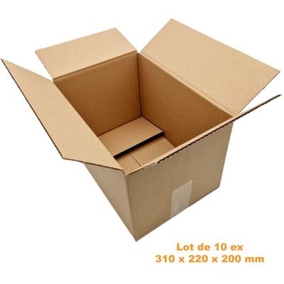 TREMPLIN EDITIONS 10 cartons ( caisses américaines ) 310 x 220 x 200 mm - Publicité TREMPLIN EDITIONS 10 cartons ( caisses américaines ) 310 x 220 x 200 mm - Publicité
