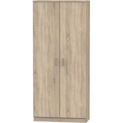 PEGANE Armoire - meuble de rangement coloris Cambrian - Hauteur 180 x Longueur 80 x Profondeur 35 cm Marron - Publicité PEGANE Armoire - meuble de rangement coloris Cambrian - Hauteur 180 x Longueur 80 x Profondeur 35 cm Marron - Publicité