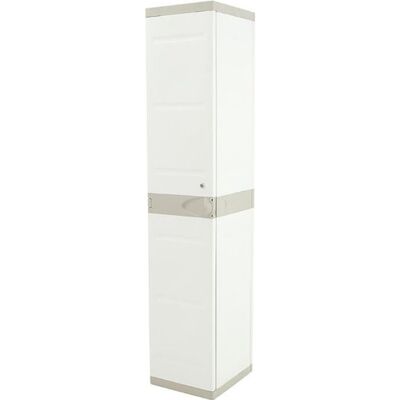 PEGANE Colonne - Meuble de rangement intérieur-extérieur coloris beige - Longueur 44 x Profondeur 35 x Hauteur 176 cm Beige - Publicité PEGANE Colonne - Meuble de rangement intérieur-extérieur coloris beige - Longueur 44 x Profondeur 35 x Hauteur 176 cm Beige - Publicité
