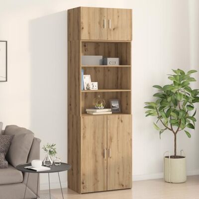 Vidaxl Cabinet Murale Chêne Rustique 70x42,5x40 cm - Meuble de Rangement - Publicité Vidaxl Cabinet Murale Chêne Rustique 70x42,5x40 cm - Meuble de Rangement - Publicité