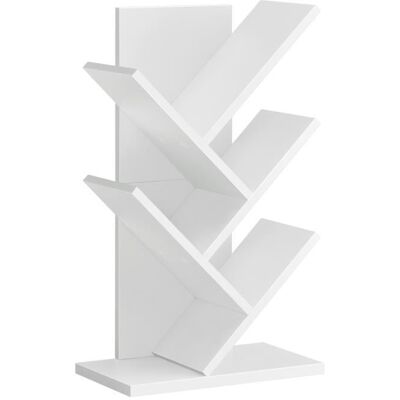 Bibliothèque sur Pied à 5 Niveaux - VASAGLE - Blanc Nuage - Gain de Place - Étagères Blanc - Publicité Bibliothèque sur Pied à 5 Niveaux - VASAGLE - Blanc Nuage - Gain de Place - Étagères Blanc - Publicité