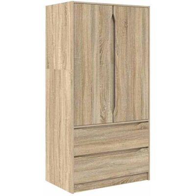VIDAXL Style intemporel - Cabinet chambre/Organisateur vêtements - Marron - Armoire Chêne Sonoma 795x49x156cm Bois d’ingénierie @5834809 Marron - Publicité VIDAXL Style intemporel - Cabinet chambre/Organisateur vêtements - Marron - Armoire Chêne Sonoma 795x49x156cm Bois d’ingénierie @5834809 Marron - Publicité