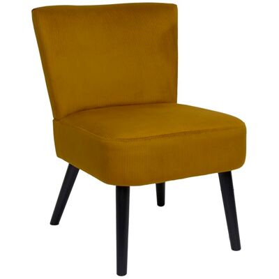 HOME DECO FACTRY Fauteuil Crapaud - HOME DECO FACTORY - GIULIA - Élégant - Jaune et Noir Jaune - Publicité HOME DECO FACTRY Fauteuil Crapaud - HOME DECO FACTORY - GIULIA - Élégant - Jaune et Noir Jaune - Publicité
