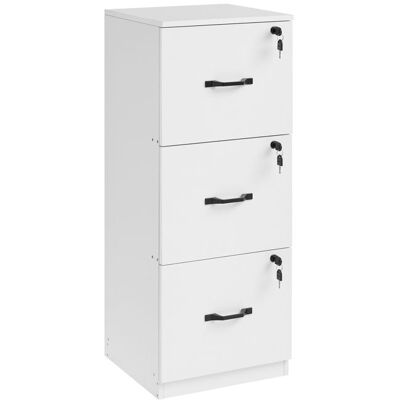 VASAGLE Meuble de Bureau Support pour Imprimante avec 3 Tiroirs Verrouillables Tringles Réglables Compatible avec Formats A4 Blanc Blanc - Publicité VASAGLE Meuble de Bureau Support pour Imprimante avec 3 Tiroirs Verrouillables Tringles Réglables Compatible avec Formats A4 Blanc Blanc - Publicité