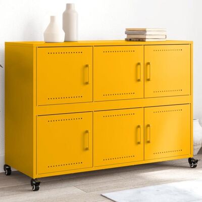 vidaXL Buffet Armoire avec Porte Placard avec Rangement Organisateur de Salle de Séjour Salon Maison Intérieur Jaune 846743 Jaune - Publicité vidaXL Buffet Armoire avec Porte Placard avec Rangement Organisateur de Salle de Séjour Salon Maison Intérieur Jaune 846743 Jaune - Publicité