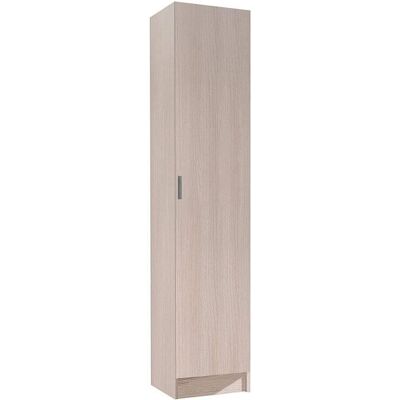 PEGANE Armoire Colonne de rangement avec 1 porte et 4 étagères coloris chêne - hauteur 180 cm x longueur 37 cm x profondeur 37 cm Marron - Publicité PEGANE Armoire Colonne de rangement avec 1 porte et 4 étagères coloris chêne - hauteur 180 cm x longueur 37 cm x profondeur 37 cm Marron - Publicité