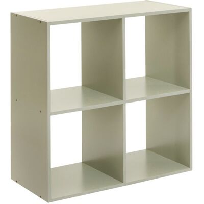 ATMOSPHERA Meuble de rangement modulable à 4 cases Vert 0 cm Vert - Publicité ATMOSPHERA Meuble de rangement modulable à 4 cases Vert 0 cm Vert - Publicité