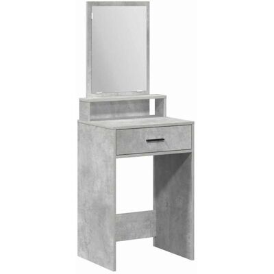vidaXL MDF Gris Beton 50x41x140cm Coiffeuse Rectangulaire - Publicité vidaXL MDF Gris Beton 50x41x140cm Coiffeuse Rectangulaire - Publicité