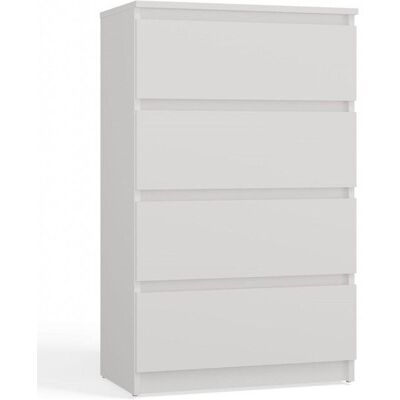 Hucoco T4 Style Scandinave Commodes - Blanc - Publicité Hucoco T4 Style Scandinave Commodes - Blanc - Publicité