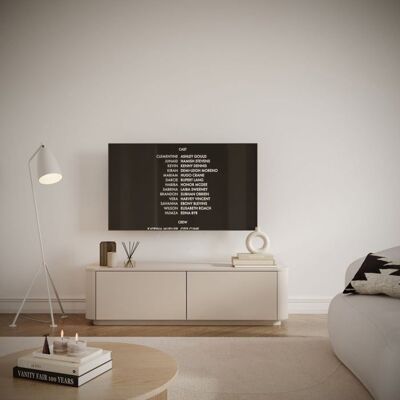 SELSEY Meuble TV mural ou posé – LUVIO – 140 cm – gris cachemire Gris - Publicité SELSEY Meuble TV mural ou posé – LUVIO – 140 cm – gris cachemire Gris - Publicité
