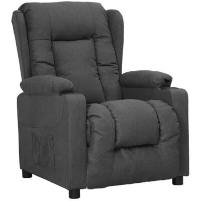 VIDAXL JUIN* Fauteuil réglable/relaxation Fauteuil inclinable Gris foncé 100 % polyester Tissu F233444 Gris - Publicité VIDAXL JUIN* Fauteuil réglable/relaxation Fauteuil inclinable Gris foncé 100 % polyester Tissu F233444 Gris - Publicité