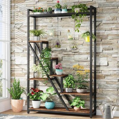 Tribesigns Support pour plantes dintérieur à 7 niveauxGrande étagère en métal de 180 cm pour jardin balcon salon - Publicité Tribesigns Support pour plantes dintérieur à 7 niveauxGrande étagère en métal de 180 cm pour jardin balcon salon - Publicité