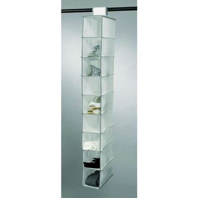 Etagère souple pour chaussures WOS blanche à 9 niveaux 15x30x128 cm Blanc - Publicité Etagère souple pour chaussures WOS blanche à 9 niveaux 15x30x128 cm Blanc - Publicité
