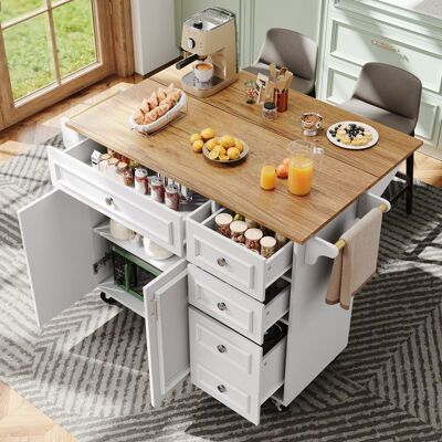 OEM Desserte de Cuisine - PDZZZD - Bureau Pliable - Blanc - Tiroir - Roulante Blanc - Publicité OEM Desserte de Cuisine - PDZZZD - Bureau Pliable - Blanc - Tiroir - Roulante Blanc - Publicité