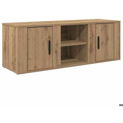 VIDAXL Black FridayMeuble TV - Cabinet TV - Armoire salon - Chêne artisanal - 100x315x35cm - Bois dingénierie EU01_581562 Marron - Publicité VIDAXL Black FridayMeuble TV - Cabinet TV - Armoire salon - Chêne artisanal - 100x315x35cm - Bois dingénierie EU01_581562 Marron - Publicité