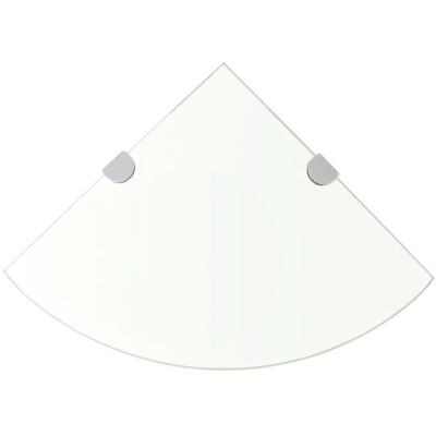 VIDAXL SALE 2026 Étagères muraleensemble élégant Transparent - Étagère de coin + supports chromés Verre Transparent 25x25cm PRO84137158 - Publicité VIDAXL SALE 2026 Étagères muraleensemble élégant Transparent - Étagère de coin + supports chromés Verre Transparent 25x25cm PRO84137158 - Publicité