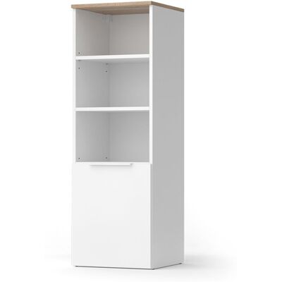 Armoire universelle Wido 40.2x120cm avec une porte Blanc/Sonoma Vicco 57438 Blanc - Publicité Armoire universelle Wido 40.2x120cm avec une porte Blanc/Sonoma Vicco 57438 Blanc - Publicité