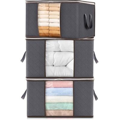 AUTREMENT Sac de Rangement VetementBoite Rangement PliableGrand Caisse Rangement Cartons Déménagement Housse Rangement 65L 3 - Publicité AUTREMENT Sac de Rangement VetementBoite Rangement PliableGrand Caisse Rangement Cartons Déménagement Housse Rangement 65L 3 - Publicité