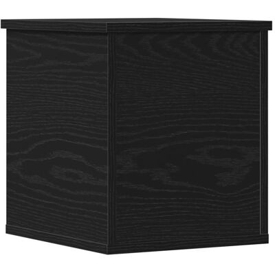 VIDAXL 919091& Coffre de rangement/Stockage - Matériau durable - Noir Chêne 30x35x35 cm - Bois - Panneaux de particules Noir - Publicité VIDAXL 919091& Coffre de rangement/Stockage - Matériau durable - Noir Chêne 30x35x35 cm - Bois - Panneaux de particules Noir - Publicité
