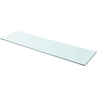 vidaXL Étagère en verre transparent 110x30 cm - Shelf - Publicité vidaXL Étagère en verre transparent 110x30 cm - Shelf - Publicité